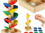 Dřevěný kuličkový strom MONTESSORI
