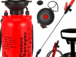 Tlakový zahradní postřikovač 5 l s dlouhým kopím a popruhem