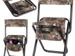 Skládací rybářské křeslo s opěrkou a cestovní taškou