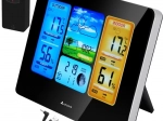 Bezdrátová meteorologická stanice IZOXIS s barevným LCD displejem