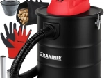 KAMINER Bezsáčkový vysavač popela 15 litrů s funkcí fukaru