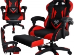 Herní křeslo černo-červené Dunmoon