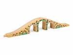 Bigjigs Rail dřevěný tříobloukový most pro vláčkodráhu
