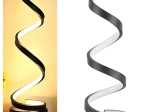 Spirálová LED stolní lampa – dekorativní noční světlo do ložnice