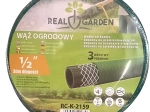 Zahradní hadice 30 m, 1/2", 3vrstvá, pružná a odolná gumová