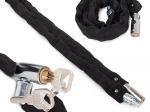 Řetězový zámek na kolo a motocykl 80 cm s mosazným zámkem