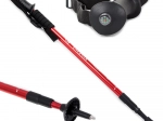 Nordic walking hůl s anti-shock systémem a kompasem
