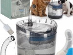 Automatická fontána na vodu pro psy a kočky 1,8 l s filtrem a USB čerpadlem