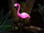Solární zahradní LED lampa ve tvaru plameňáka 53 cm