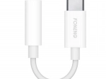 Audio kabel 3,5mm jack na USB Type-C Foneng BM21 (bílý)