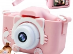 Digitální fotoaparát pro děti ve tvaru kočičky