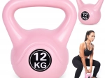 Kettlebell 12 kg růžový pro domácí trénink MODERNHOME