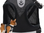 Beztlakový postroj pro psy, kočky a králíky s reflexními prvky, velikost m