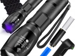 LED svítilna 2v1 s funkcí UV a zoomem