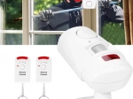 bezdrátový alarm s pir detektorem pohybu a 2 dálkovými ovladači 105 dB