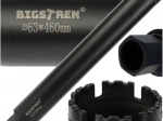 Diamantová jádrová korunka 63 × 450 mm BIGSTREN, závit 1-1/4" UNC pro beton a kámen