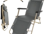 Zahradní lehátko "Osaka" šedé
