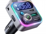 FM vysílač pro Joyroom JR-CL16, USB + USB-C, 48 W (černý)