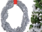 Vánoční stříbrná lametová girlanda 2 m