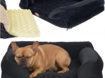 Ortopedický pelíšek pro zvířata vel. S 65 x 55 cm s paměťovou pěnou a snímatelným potahem
