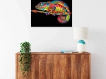 Sada na diamantové malování – duhový chameleon