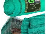 zelená ochranná síť na lešení 3,07 × 20 m, 60 g/m²