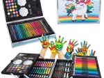 Výtvarná sada v kufříku 145 ks modrá