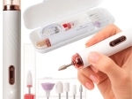 Bezdrátová frézka na nehty Beautylushh pro manikúru a pedikúru se 6 nástavci a pouzdrem