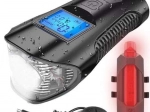 Cyklistické LED světlo s tachometrem