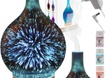 Aroma difuzér s LED lampou a aromaterapií