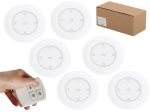 Sada bezdrátových podskříňových LED světel s dálkovým ovládáním, 6 ks
