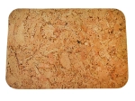 Korkové prostírání obdélníkové s oblými rohy 36 × 25 cm, sada 6 ks