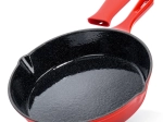litinová pánev s emailem a silikonovým návlekem cast enamel 25 cm