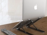 Skládací stojan na notebook – černý