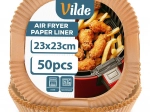 Papírové vložky do horkovzdušné fritézy 23 × 23 cm, 50 ks