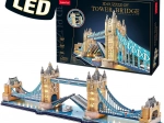 Svítící 3D puzzle Tower Bridge - 222 dílků