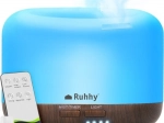 Aroma difuzér a zvlhčovač vzduchu RUHHY LED s dálkovým ovládáním 300 ml