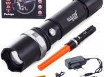 Vojenská taktická LED svítilna s dobíjecí baterií