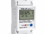 Jednofázový elektroměr na DIN lištu s LCD, LED indikací a funkcí RESET 230 V 60 A