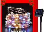 Solární vánoční LED drátkové osvětlení 200 diod