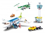 Sluban letiště s dvěma letadly stavebnice