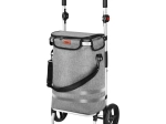 Skládací nákupní vozík 50 l šedý NILS Premium