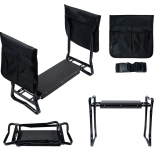 Skládací zahradní klekátko s úložnými přihrádkami