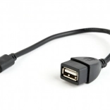 Kabel OTG USB Mini BM na USB AF 15 cm