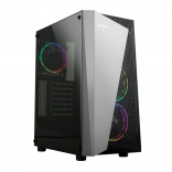 Počítačová skříň S4 Plus ATX Mid Tower s RGB ventilátory