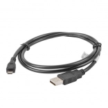 USB kabel 2.0 micro USB AM–MBM5P, 1 m, černý