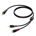 audio kabel 3,5 mm jack stereo na 2x rca (cinch) 5 m