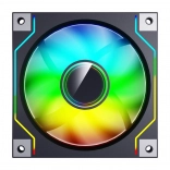 Ventilátor do počítače Darkflash s ARGB osvětlením