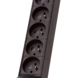 Racková napájecí lišta Lestar s ochranou 8 zásuvek