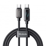 USB-C kabel Mcdodo s LED displejem, 100W, 1.2m